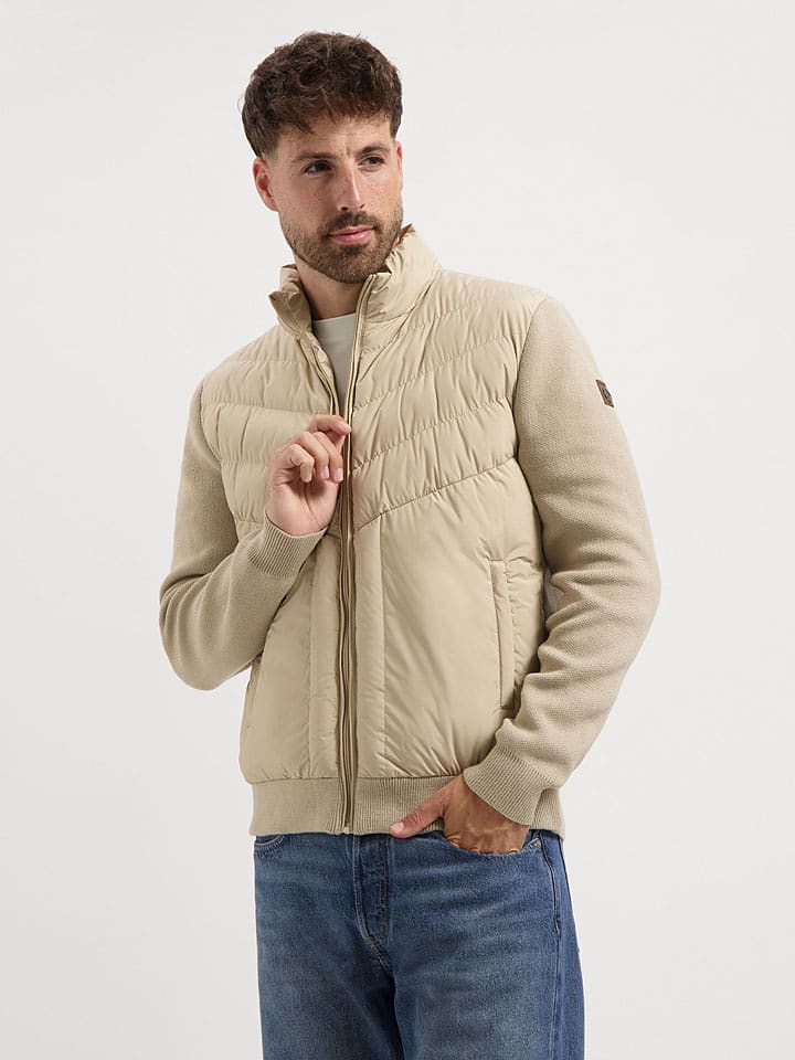 TRAVELIN' Kurtka przejściowa w kolorze beżowym rozmiar: XL