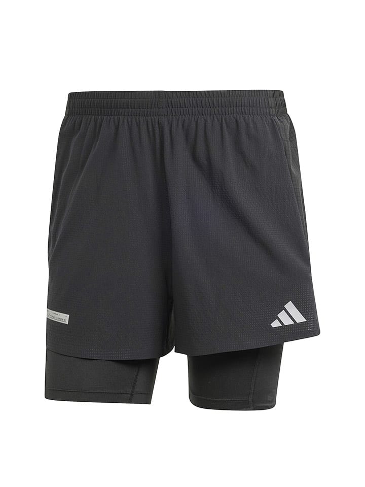 adidas Szorty 2w1 w kolorze czarnym do biegania rozmiar: XS