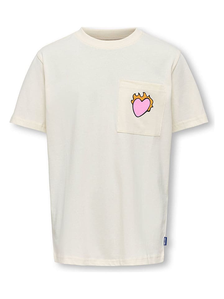 ONLY & SONS Junior Koszulka "Manson" w kolorze białym rozmiar: 146/152