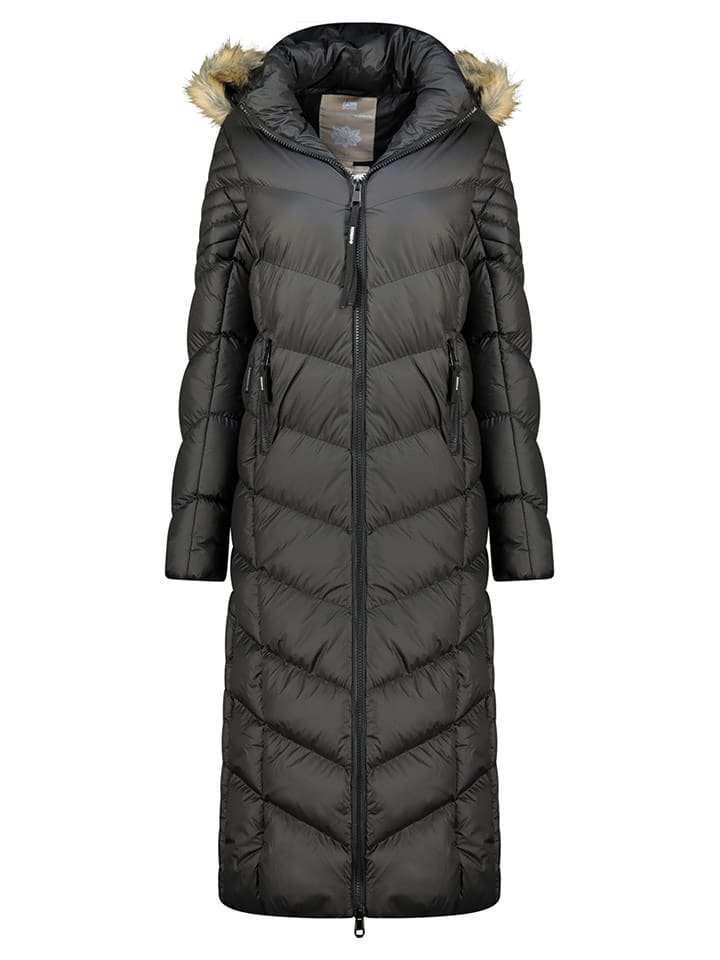 Geographical Norway Płaszcz zimowy "Capucine" w kolorze czarnym rozmiar: 3XL