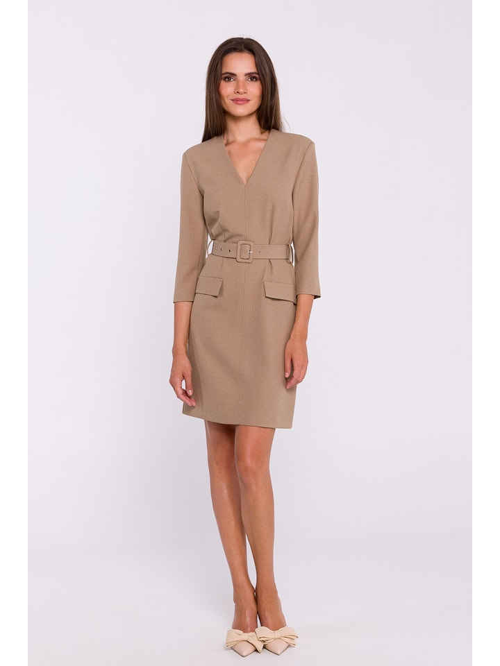 Stylove Sukienka w kolorze beżowym rozmiar: M