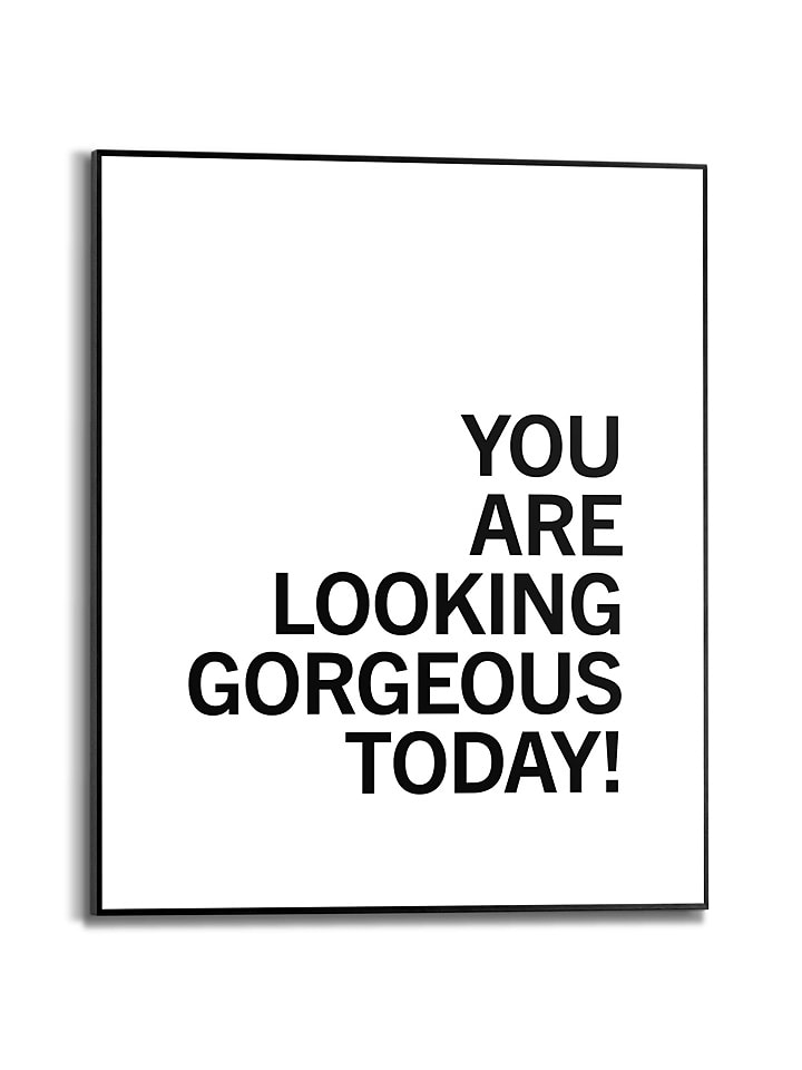 Orangewallz Druk artystyczny "Gorgeous" w ramce rozmiar: 40x50 cm