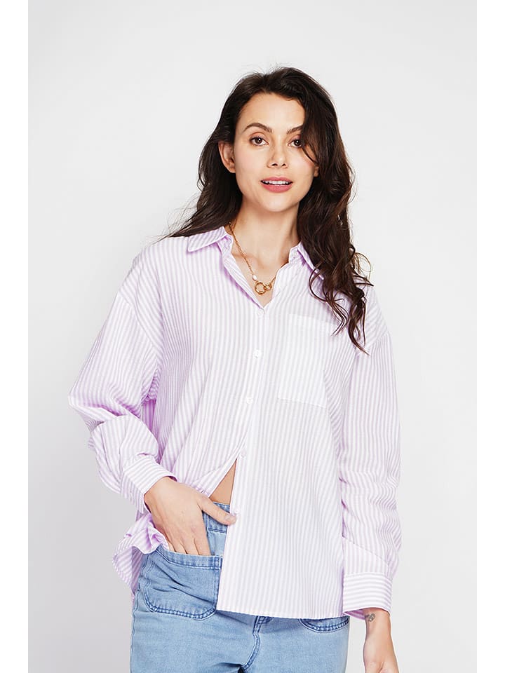 ASSUILI Bluzka w kolorze fioletowym rozmiar: 38