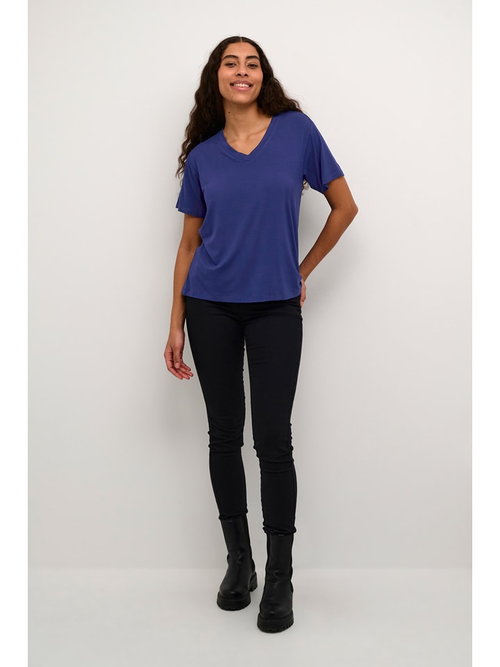 Kaffe Koszulka w kolorze granatowym rozmiar: M