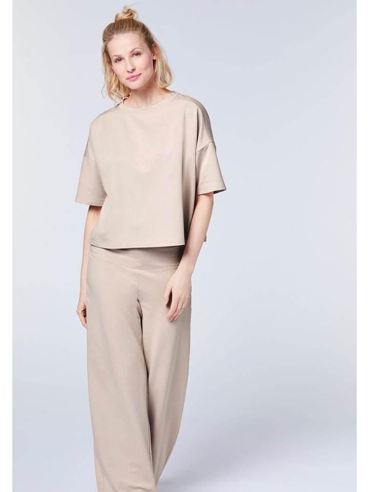 Detto Fatto Koszulka w kolorze beżowym rozmiar: S