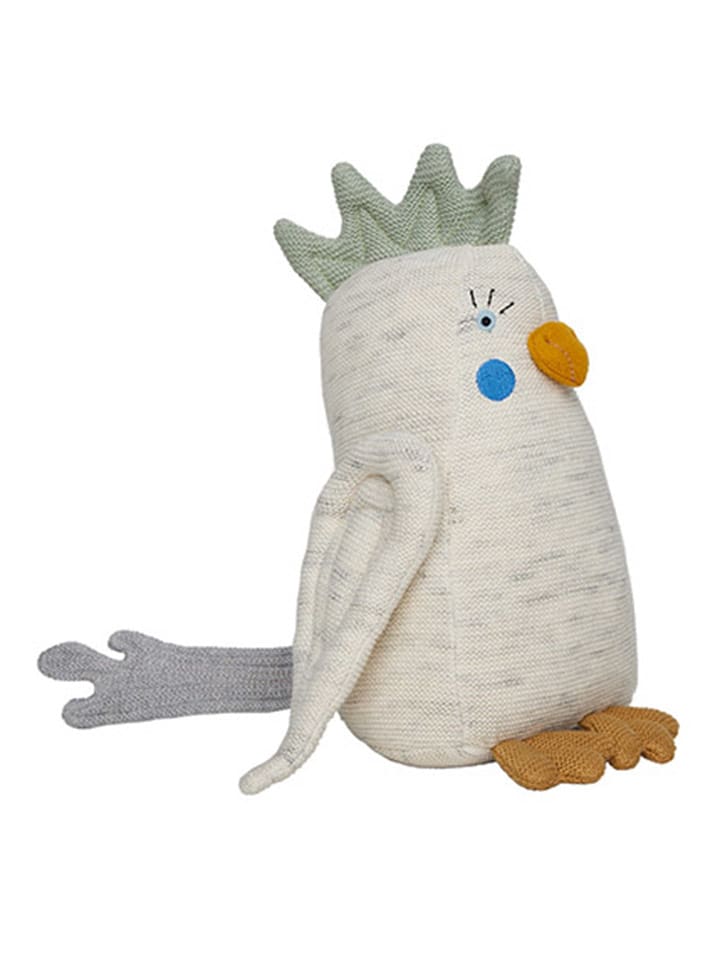 OYOY mini Maskotka "Kai Parakeet" w kolorze szarym - 0+ rozmiar: onesize