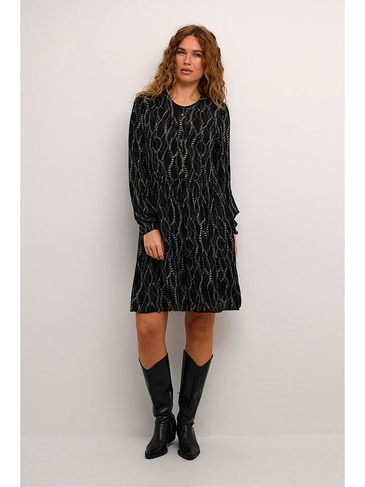 Kaffe Sukienka w kolorze biało-czarnym rozmiar: 44