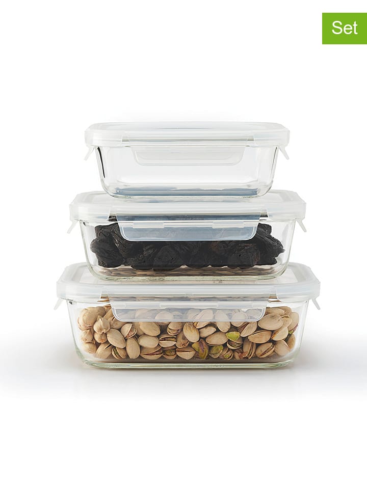 Sauter Pojemniki (3 szt.) w kolorze białym rozmiar: onesize