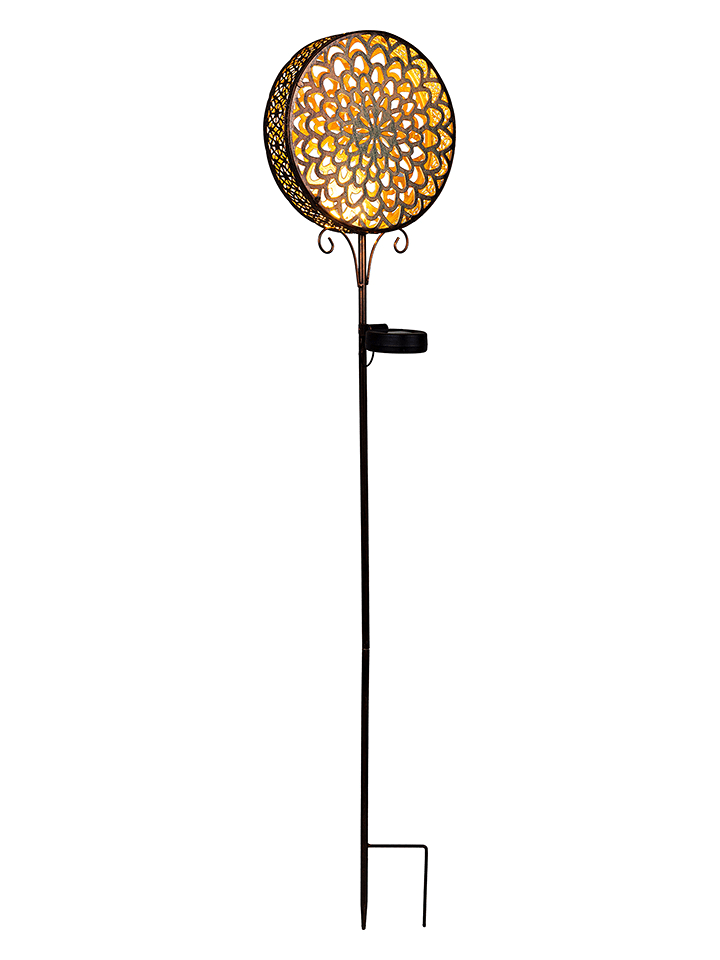 Garden Hero Solarna lampa ogrodowa w kolorze miedzianym - wys. 95 x Ø 20,5 cm rozmiar: onesize