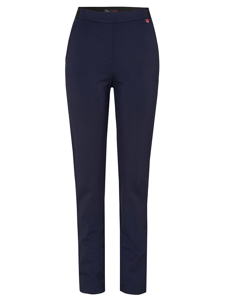 Relaxed by TONI Spodnie "Alice" w kolorze granatowym rozmiar: 48/48