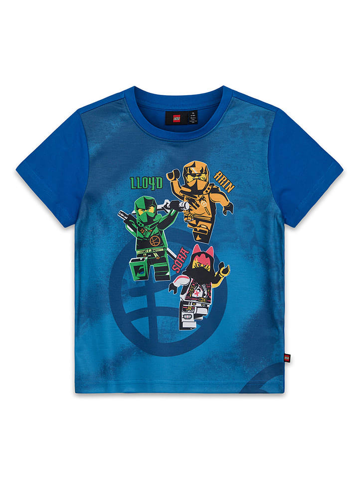 LEGO Koszulka w kolorze niebieskim ze wzorem rozmiar: 152