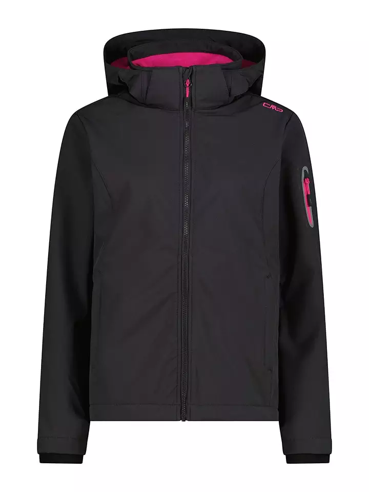 cmp Kurtka softshellowa w kolorze czarnym rozmiar: 52