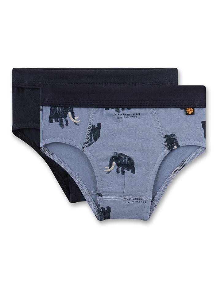 Sanetta Slipki (2 pary) w kolorze błękitnym i granatowym rozmiar: 92