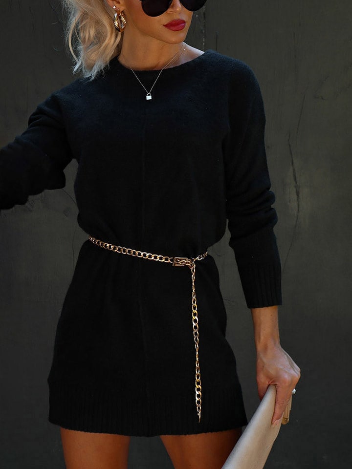 Milan Kiss Sukienka w kolorze czarnym rozmiar: L