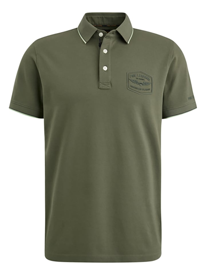 PME Legend Koszulka polo w kolorze khaki rozmiar: M