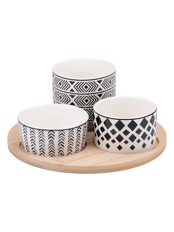 Alpina 4-częściowy zestaw w kolorze czarno-biało-jasnobrązowym rozmiar: onesize