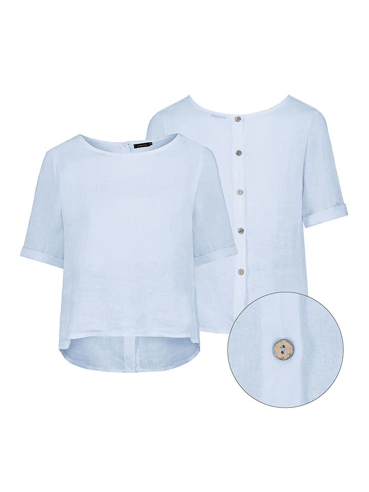 Eight2Nine Bluzka w kolorze błękitnym rozmiar: M/L