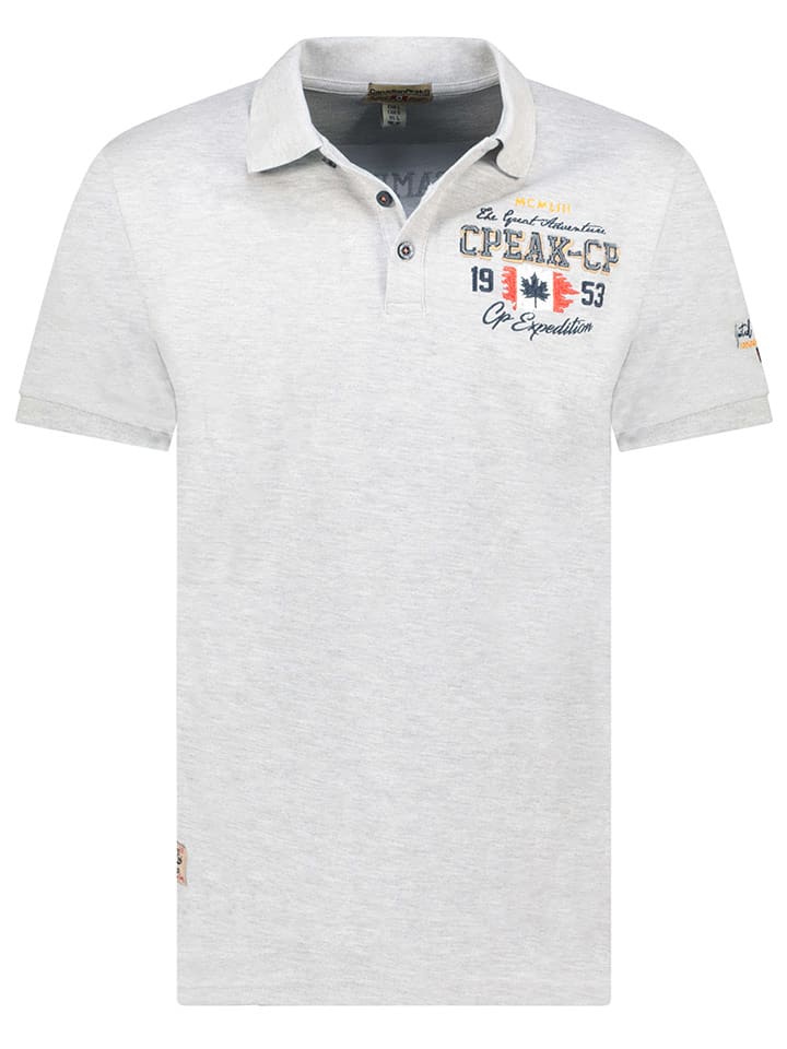 Canadian Peak Koszulka polo "Kapucineak" w kolorze szarym rozmiar: S