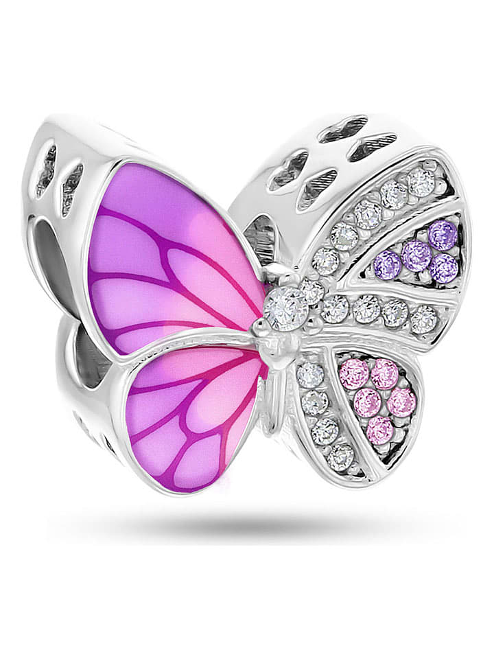 CHARM'S Srebrny charms z cyrkoniami rozmiar: onesize