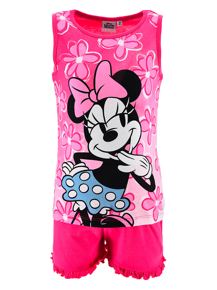 Disney Minnie Mouse Piżama "Minnie" w kolorze różowym rozmiar: 122