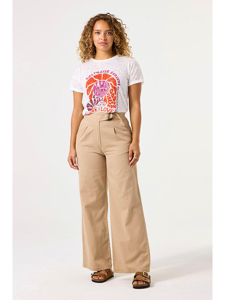 Garcia Koszulka w kolorze białym rozmiar: XS