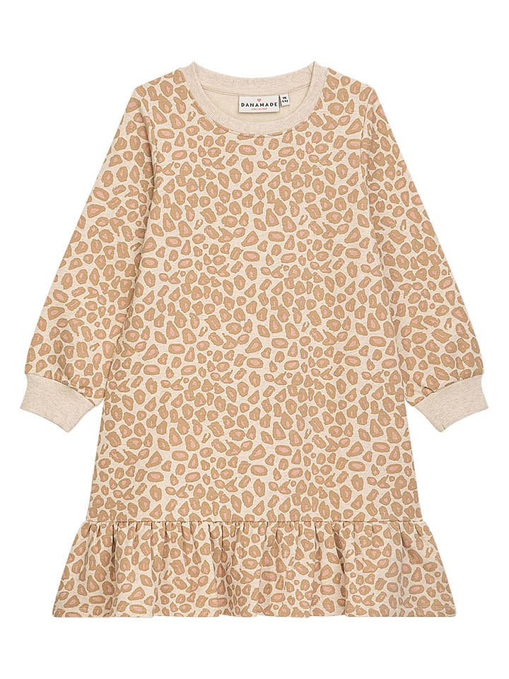 Danamade Sukienka "Raja" w kolorze beżowym rozmiar: 134