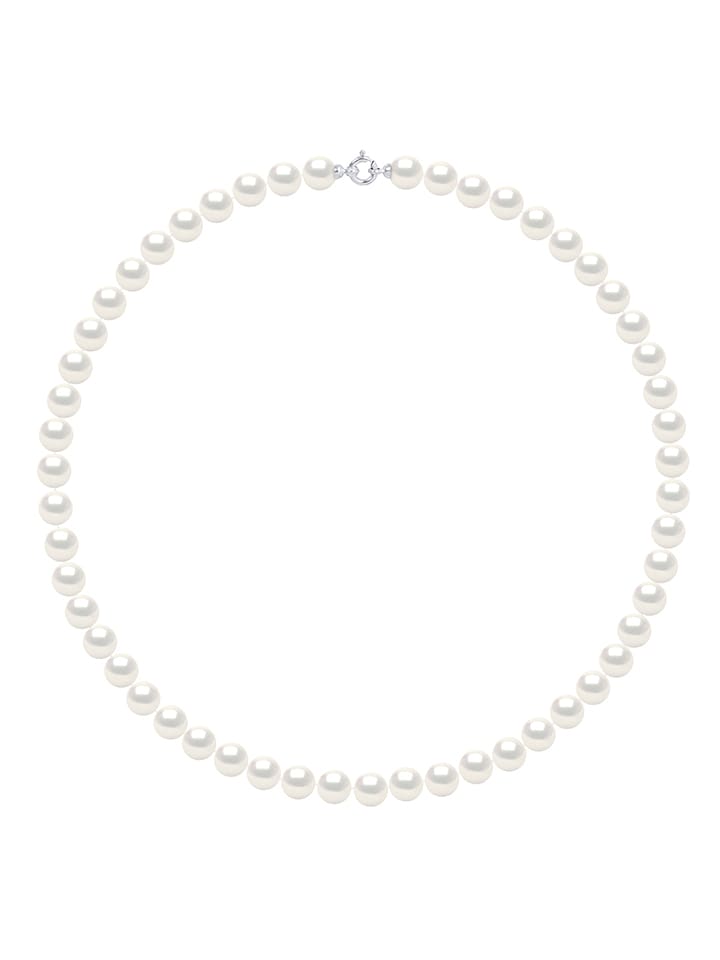 Pearline Naszyjnik z perłami w kolorze białym - dł. 50 cm rozmiar: onesize