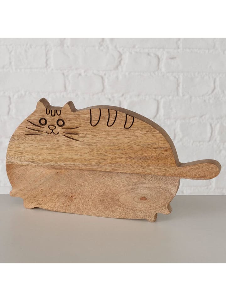 Boltze Deska śniadaniowa "Cordula" w kolorze jasnobrązowym - 30 x 16 cm rozmiar: onesize