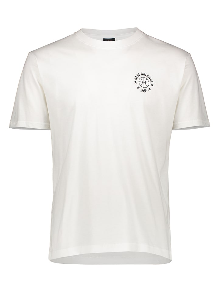 New Balance Koszulka "Hoops Essentials" w kolorze białym rozmiar: XL
