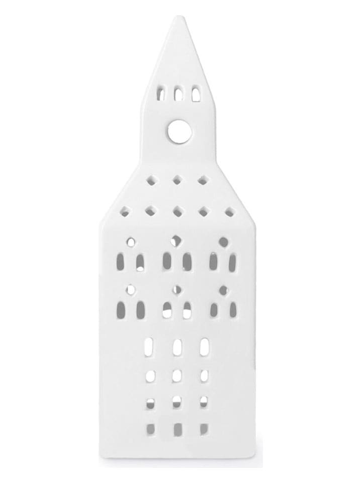 Rosendahl Świecznik "Urbania" w kolorze białym - wys. 20 cm rozmiar: onesize