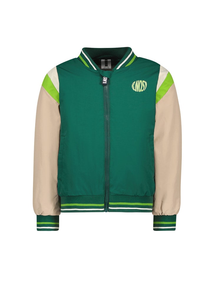 B.Nosy Bluza "James" w kolorze zielono-beżowym rozmiar: 116