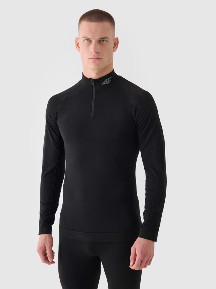 4F Podkoszulek termiczny w kolorze czarnym rozmiar: S/M