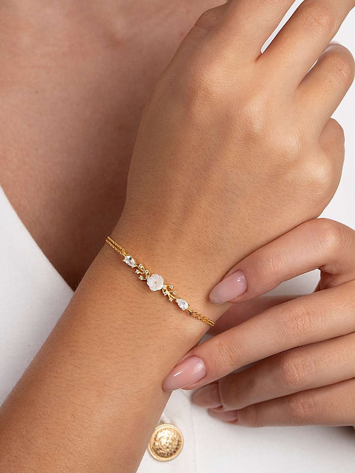 Lodie Silver Srebrna bransoletka z elementami ozdobnymi rozmiar: onesize