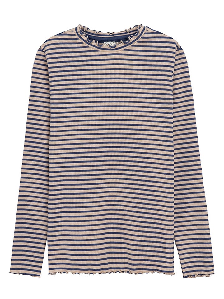 COOL CLUB Koszulka w kolorze beżowo-niebieskim rozmiar: 140