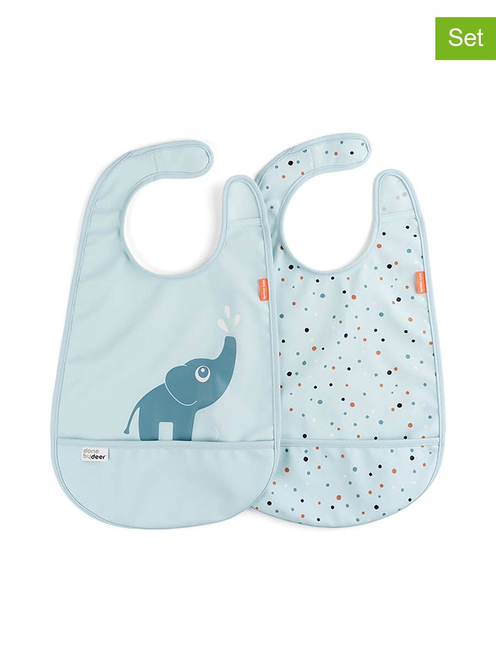 done by deer Śliniaczki (2 szt.) "Elphee" w kolorze błękitnym rozmiar: onesize