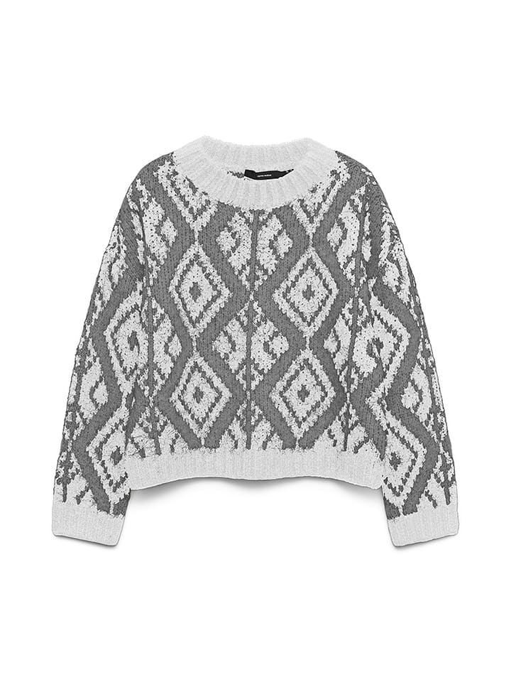 Vero Moda Sweter w kolorze szarym rozmiar: L