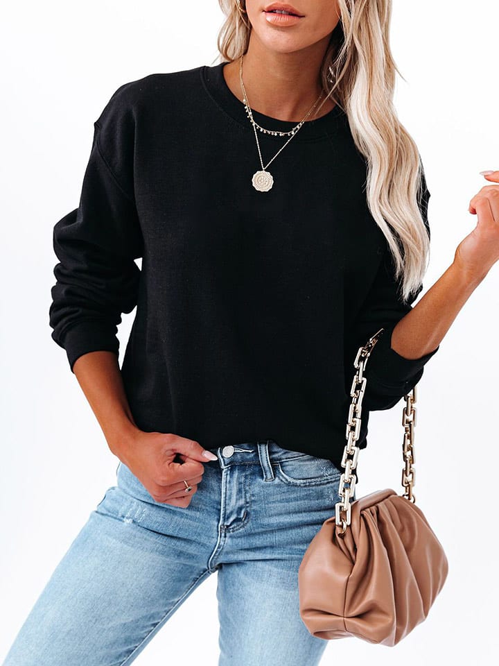 Milan Kiss Sweter w kolorze czarnym rozmiar: XL