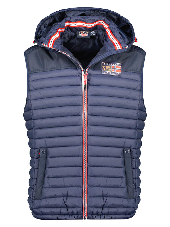 Canadian Peak Kamizelka pikowana "Vadalmeak" w kolorze granatowym rozmiar: 3XL