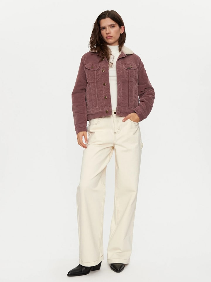 Lee Kurtka sztruksowa w kolorze jasnoróżowym rozmiar: M