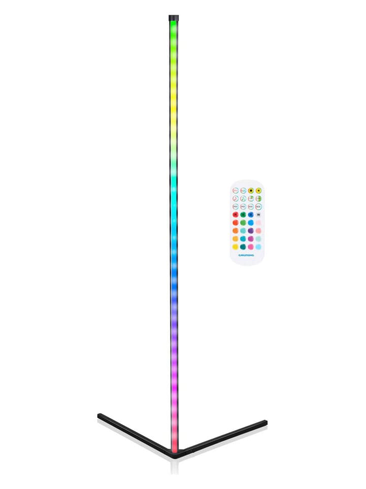 GRUNDIG Lampa stojąca w kolorze czarnym - 43 x 140 cm rozmiar: onesize