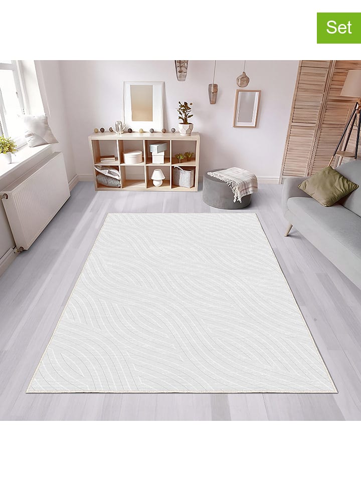 CARPET DIEM Dywan w kolorze jasnoszarym rozmiar: 80x200 cm