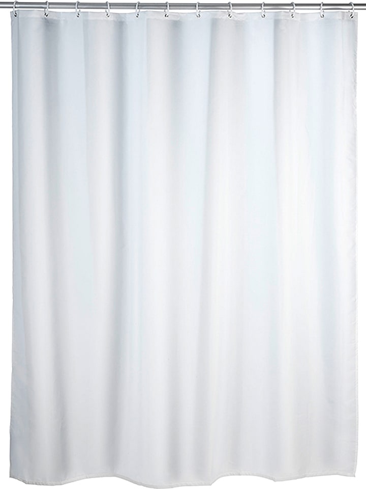 Wenko Zasłona prysznicowa w kolorze białym - 180 x 200 cm rozmiar: onesize