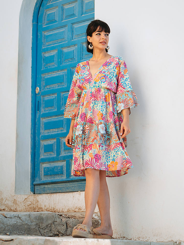 Isla Bonita by SIGRIS Sukienka ze wzorem rozmiar: M