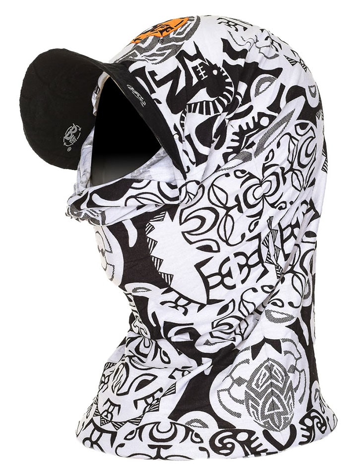 Buff Czapka w kolorze biało-czarnym rozmiar: onesize