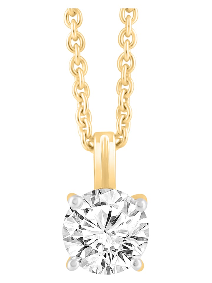 Diamonds lab grown Złota zawieszka z diamentem rozmiar: onesize