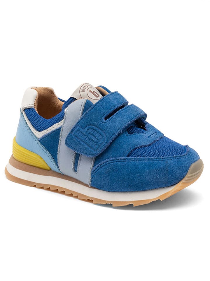 bisgaard Sneakersy w kolorze niebiesko-biało-żółtym rozmiar: 38