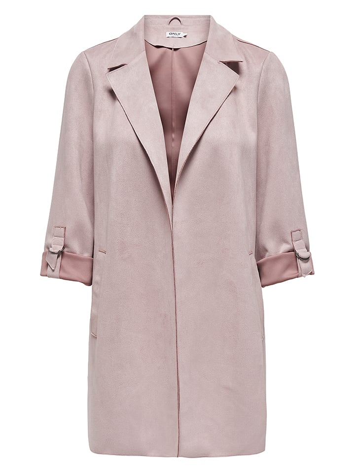 ONLY Płaszcz przejściowy w kolorze jasnoróżowym rozmiar: L