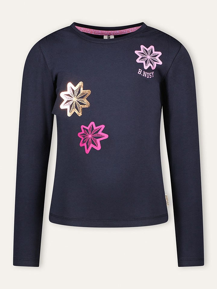 B.Nosy Koszulka "Tiara" w kolorze granatowym rozmiar: 134/140