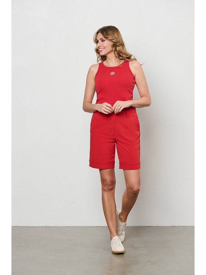 &Co Woman Bermudy "Philis" w kolorze czerwonym rozmiar: M