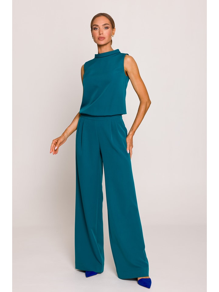 made of emotion Kombinezon w kolorze niebieskim rozmiar: XL